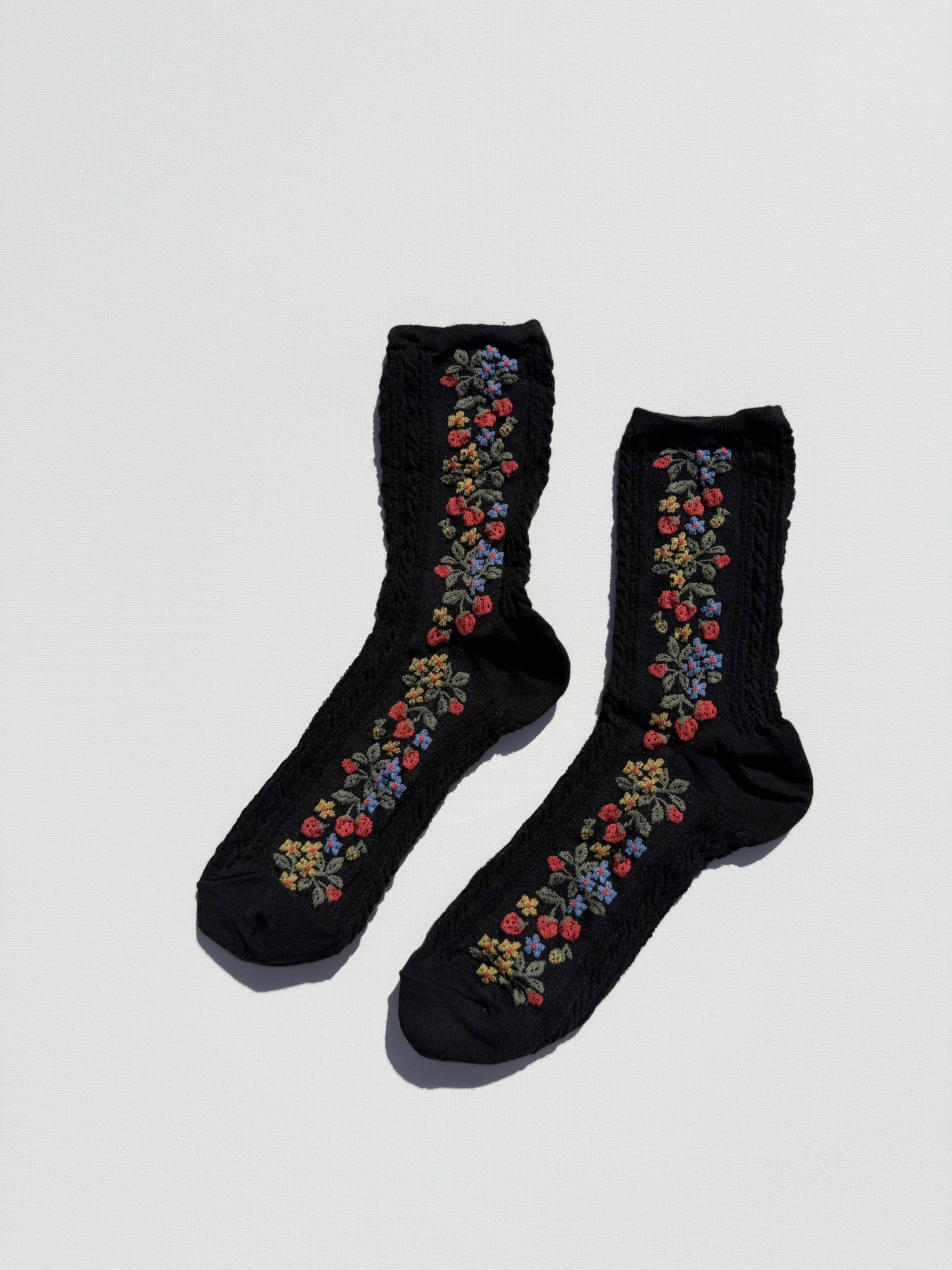 Billy Bamboo – Großhandel Socken – Damen – WILDER ERDBEEREN SOCKEN5