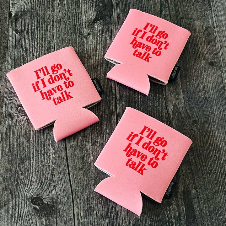The Silver Spider – wholesale Drink huggers & koozies – I’ll go if I don’t have to talk Koozie beer can coolie