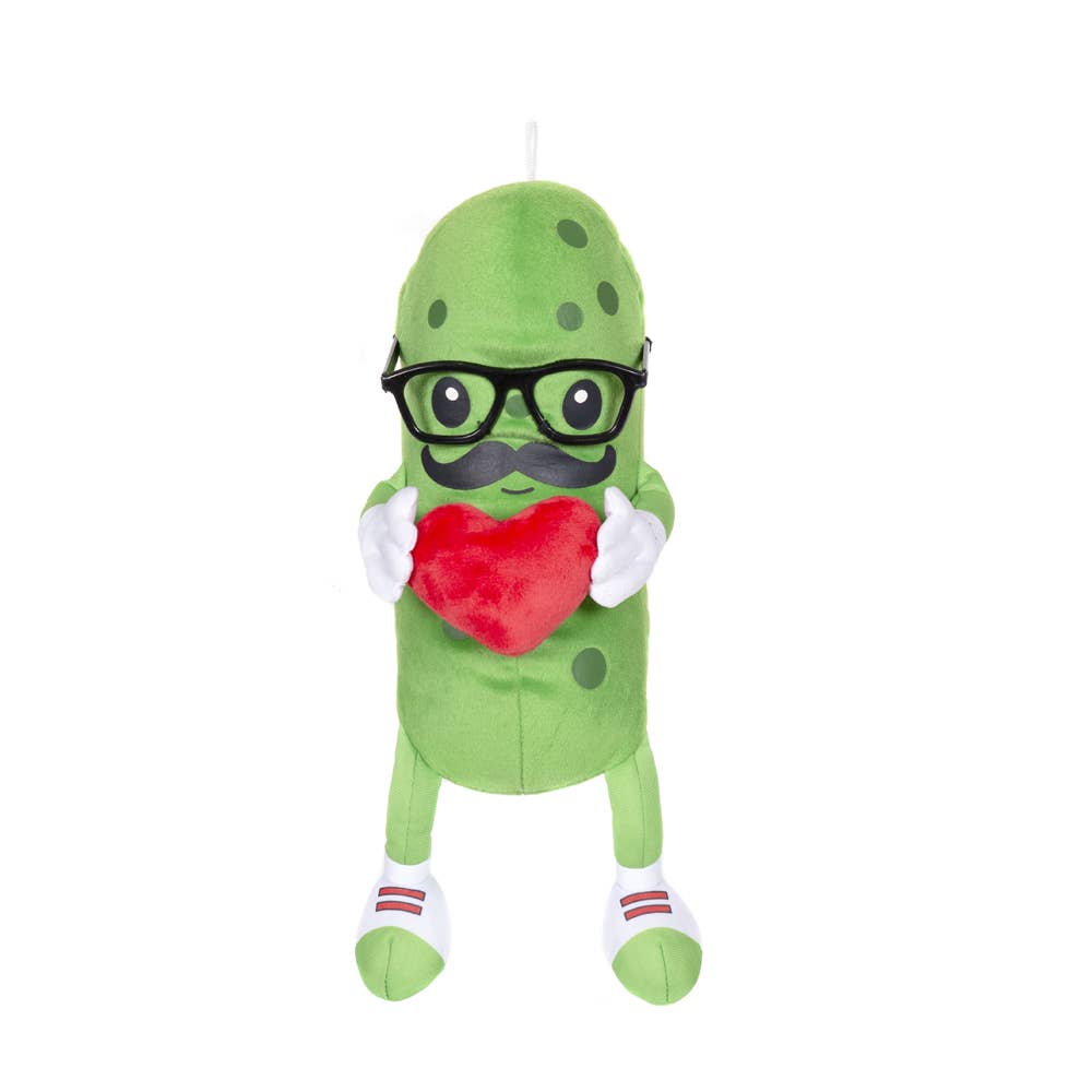 Fiesta Toys - Wholesale Stuffed/Plush Toy - Kids & Baby - Valentine's - Mr. Pickle - 12" Plush with Heart0