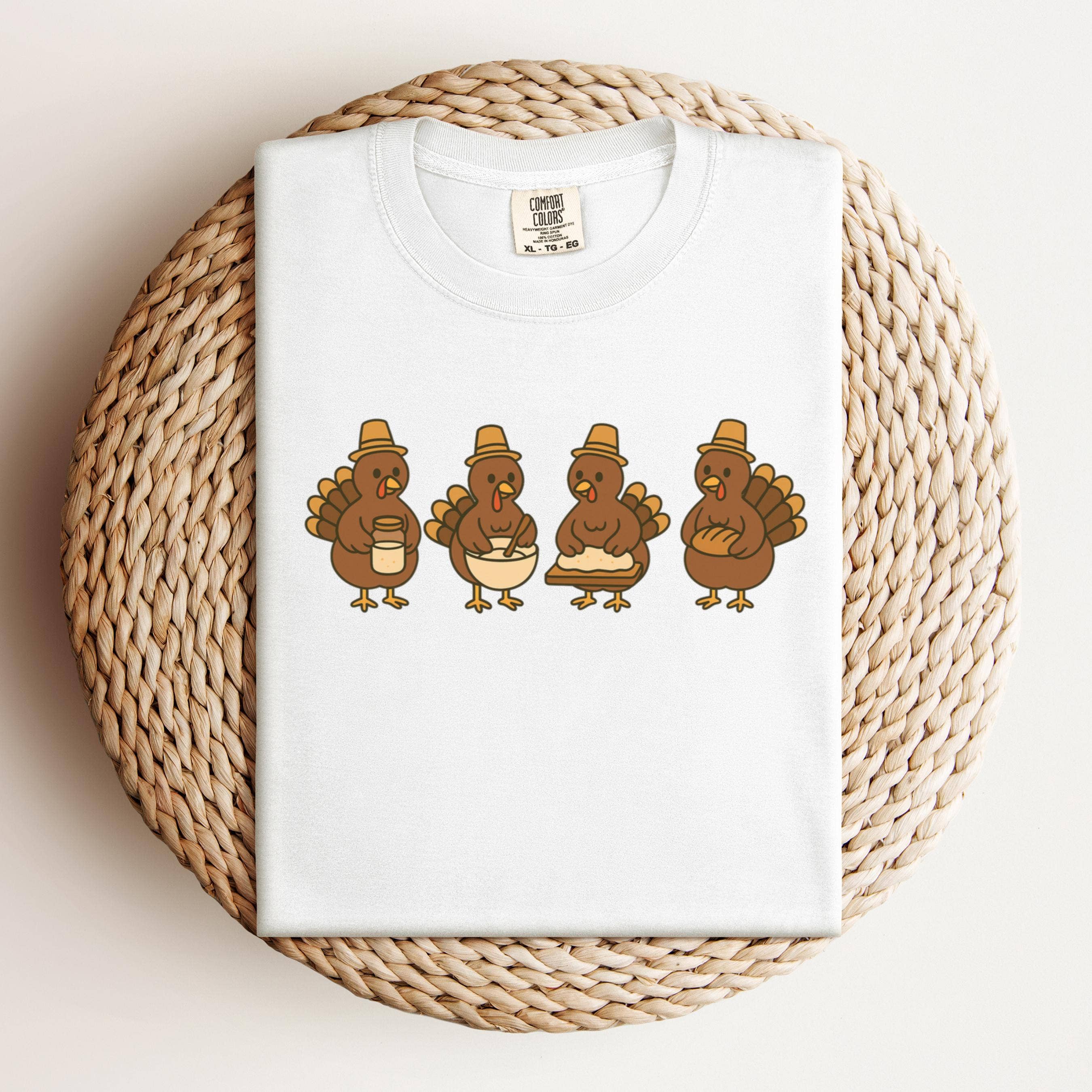 Glaime - Vente T-shirt à imprimés – unisexe - Chemise Pain au Levain, Couleurs Confort Boulanger au Levain Turquie4