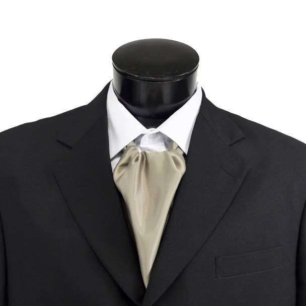 Selini New York - Wholesale Necktie – Men’s - Solid Satin Poly Ascot14