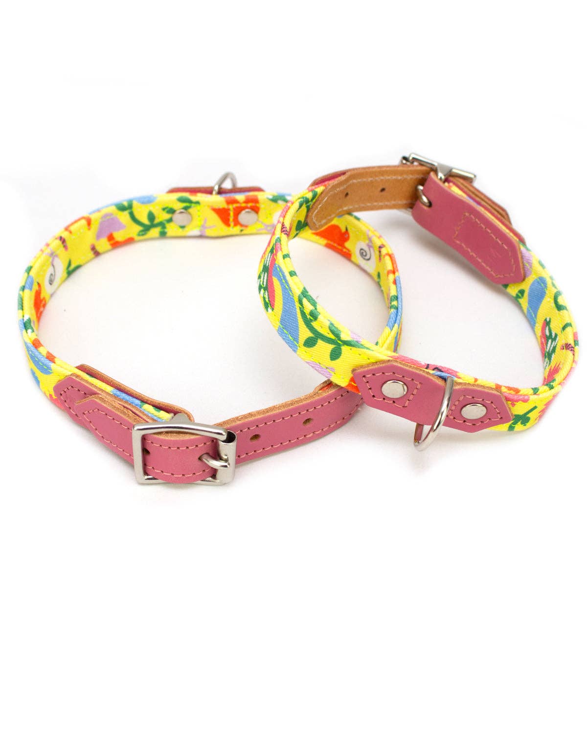 Hiro + Wolf – wholesale Pet collar – Dog – Psychedelic Garden Dog Collar0