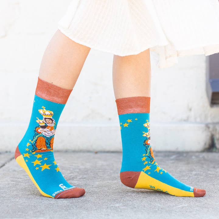 Sock Religious - Wholesale Socks - Unisex - Our Lady of La Leche Adult Socks4