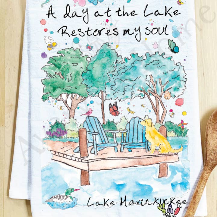 Avery's Home - Wholesale Tea Towel - A Day at the Lake or River Customizable Tea Towel19
