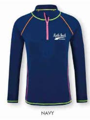 Basix of America - Wholesale Rashguard - Women’s - BANANA BOAT LADIES LONG SLEEVE RASH GUARD UPF50+ NEON THREAD2