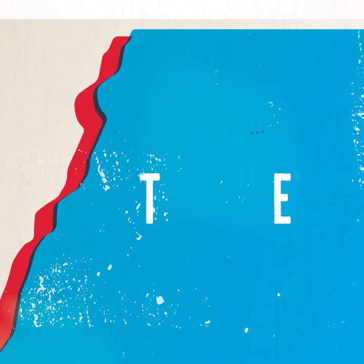 Red Robot Design & Illustration - Wholesale Art Print - North Carolina Modern Blowing Rock Print Poster Wall Decor4