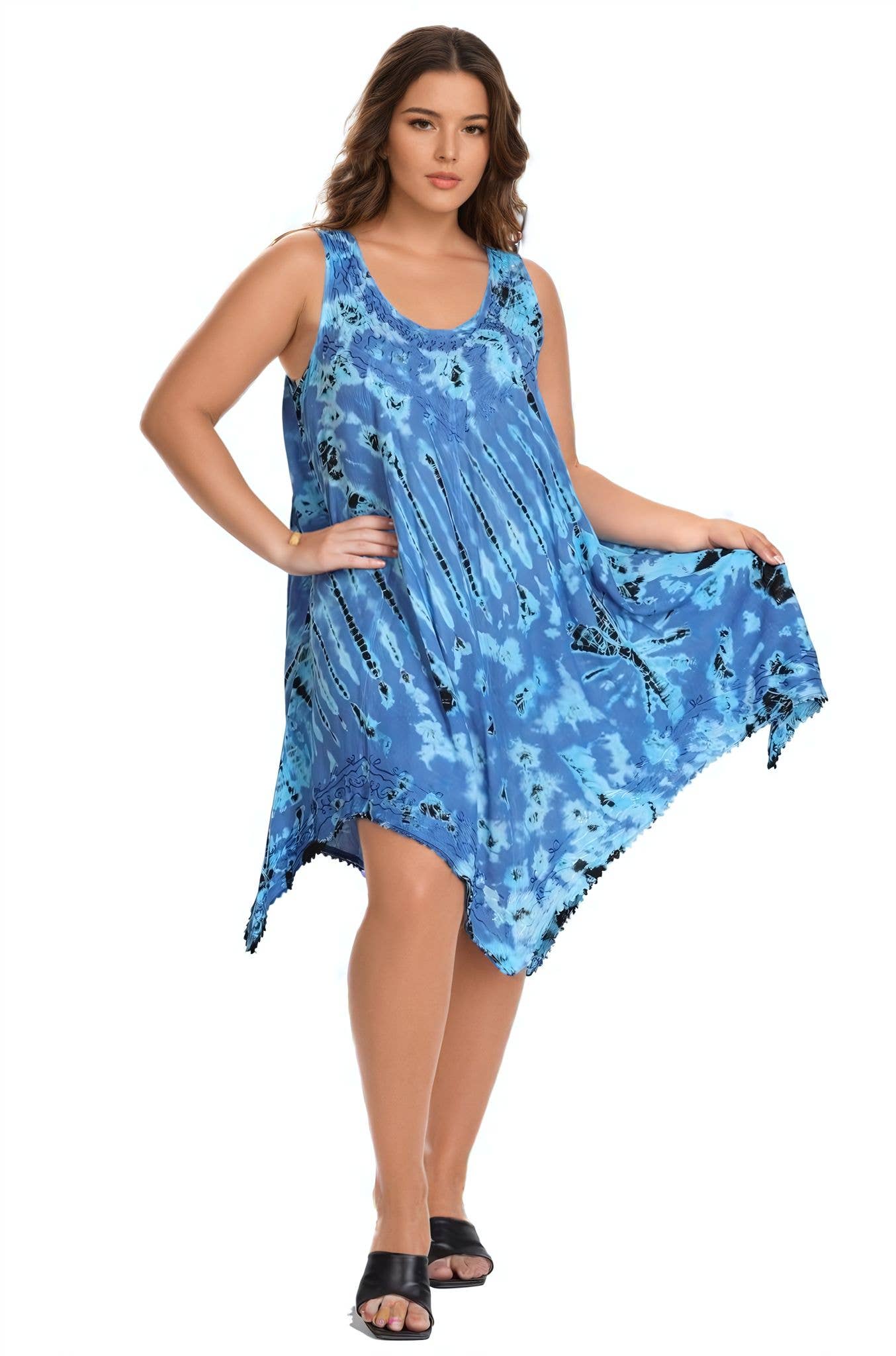 Assorted Colors Fairytale Bottom Tie Dye Dress 422142FT for wholesale on Faire1