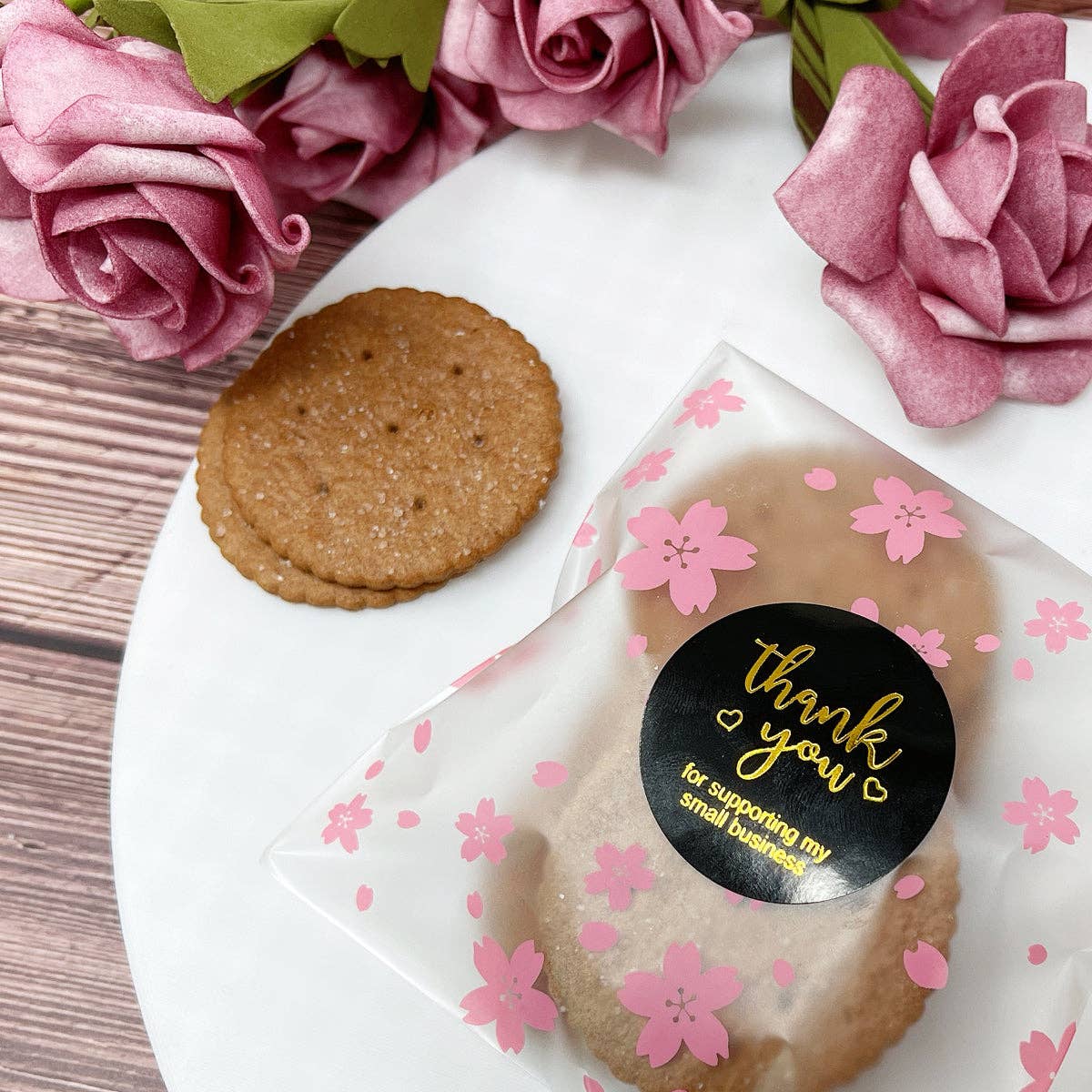 Wrapables.com - Wholesale Food Storage Wrap/Bag - Wrapables Transparent Self-Adhesive 4" x 4" Candy Cookie Bag16