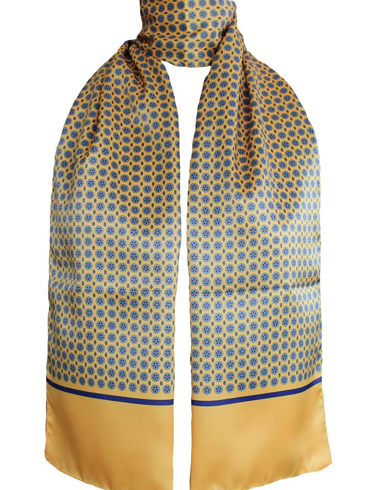 Poly Dis 57696 Var 7 Satin Scarf Yellow for wholesale by tessago