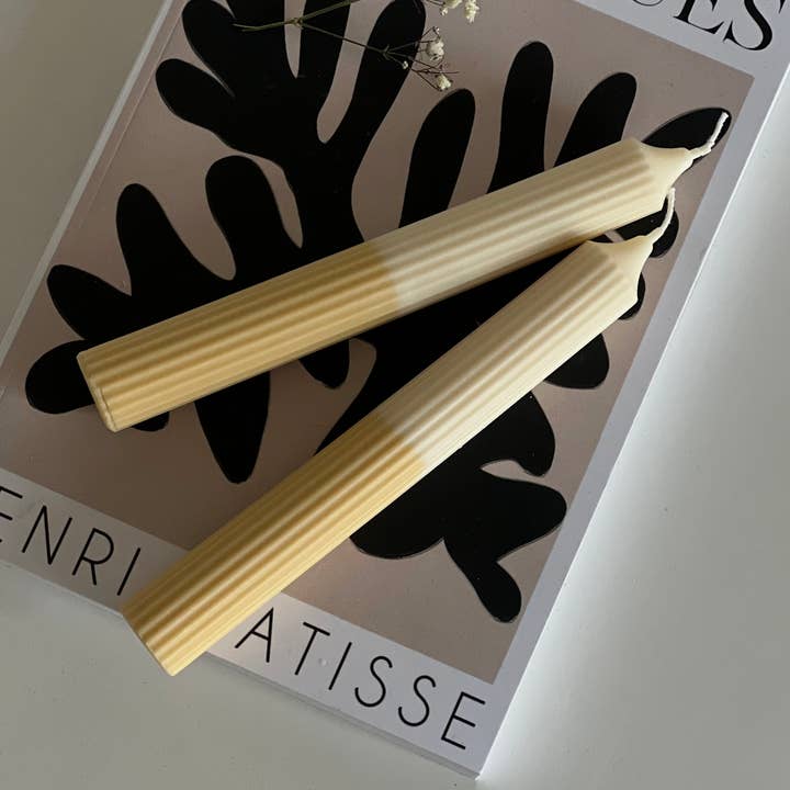 Project Helios - Vendita all'ingrosso Candele cilindriche/candelieri - Candeliere, candeliere conico a coste, decorazione primaverile5