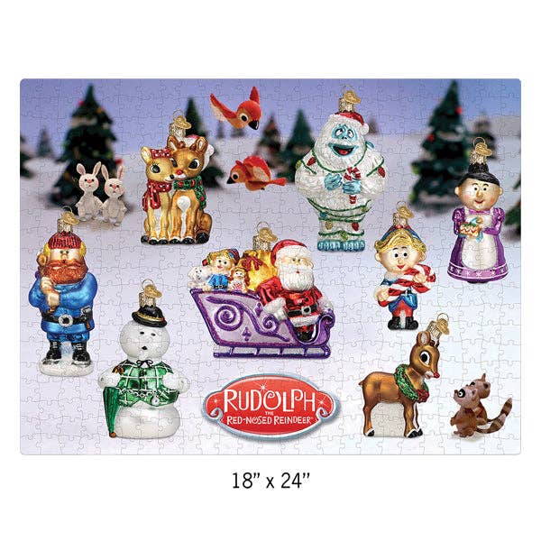 Old World Christmas - Wholesale Puzzle - Adult - Rudolph The Red-Nosed Reindeer Puzzle1