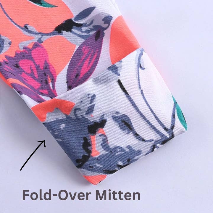 KaWaii Baby Diapers - Wholesale Sleepsuit - Baby - KaWaii Baby Cotton Bodysuit 2-Way Zipper Mittens Footies5