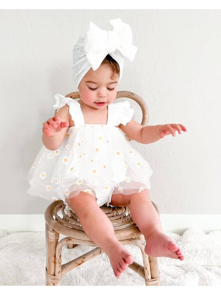 Bailey's Blossoms - Wholesale Bodysuit (Non-Footed) - Baby - Dixie Dress Romper - Pickin' Daisies1