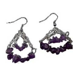 Boucles d'oreilles en améthyste pour la vente par Amy's Handmade Gifts