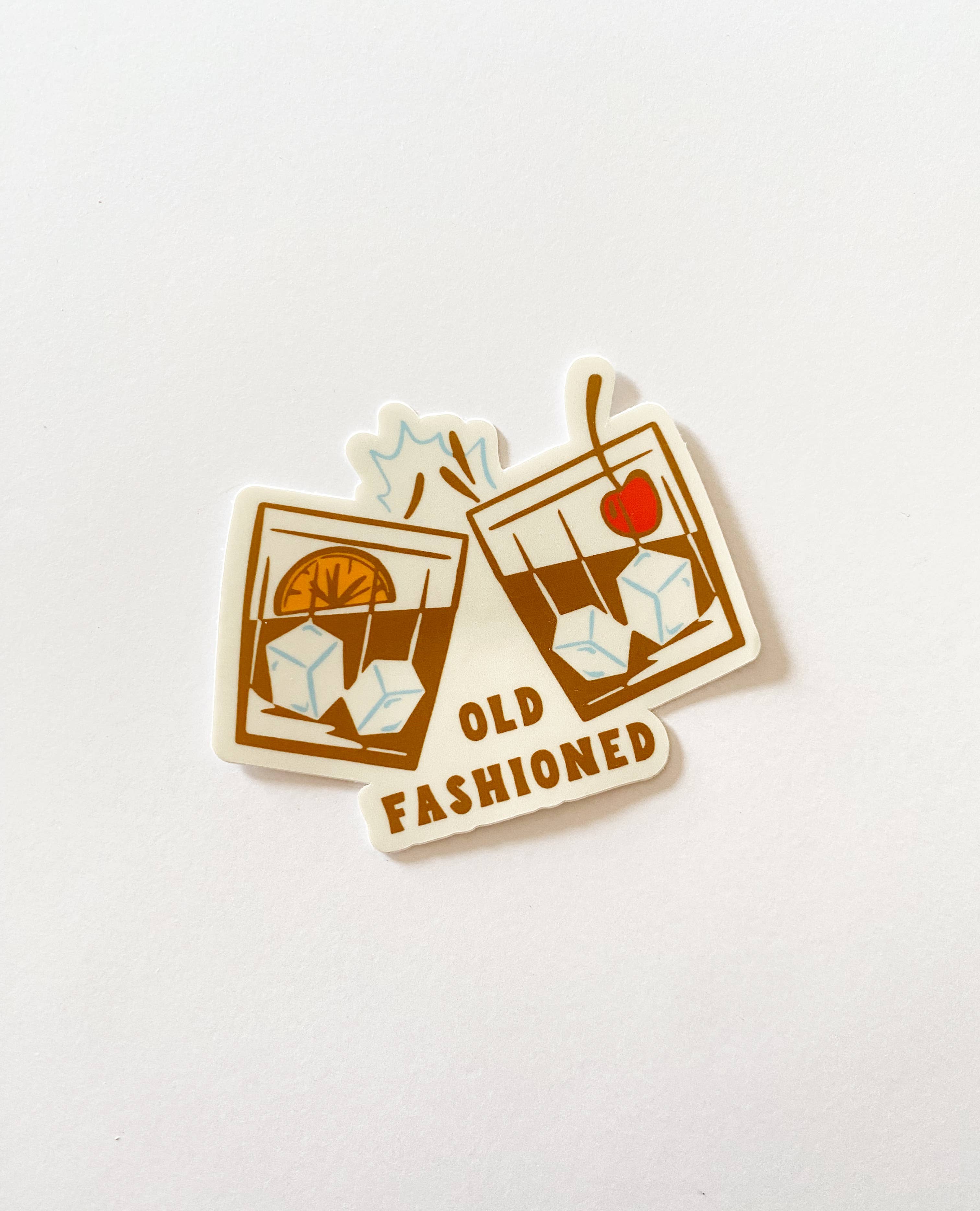 Bottlebrush Graphics – wholesale Sticker – Old Fashioned Cheers Vinyl Sticker2