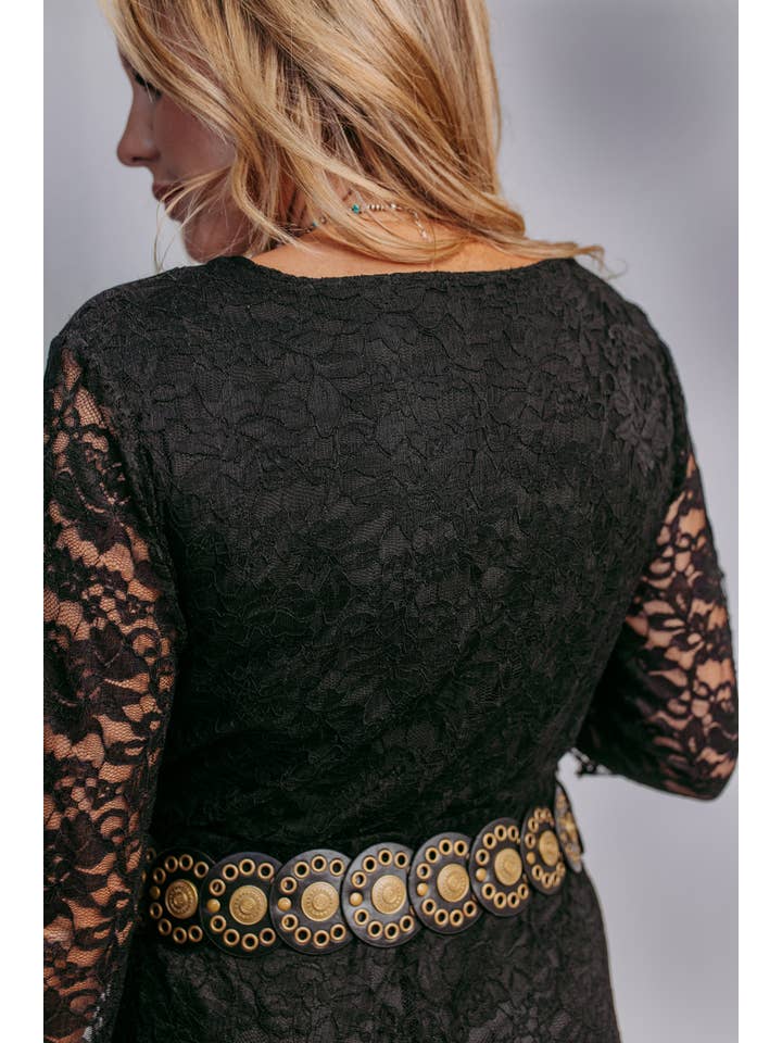 Black MK608 Lace Up Romper for wholesale on Faire