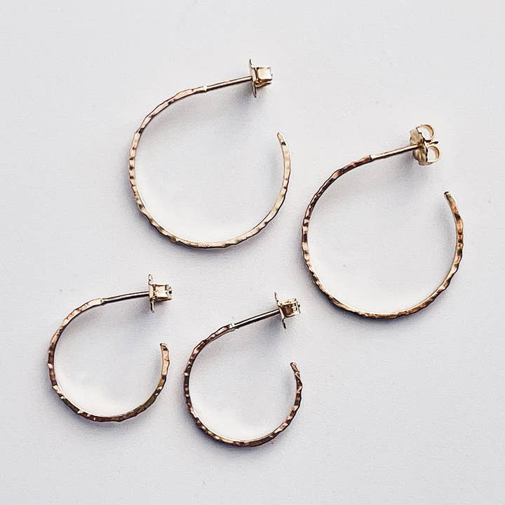 Birch Hoop Earrings for wholesale by Mackenzie Jones Designs