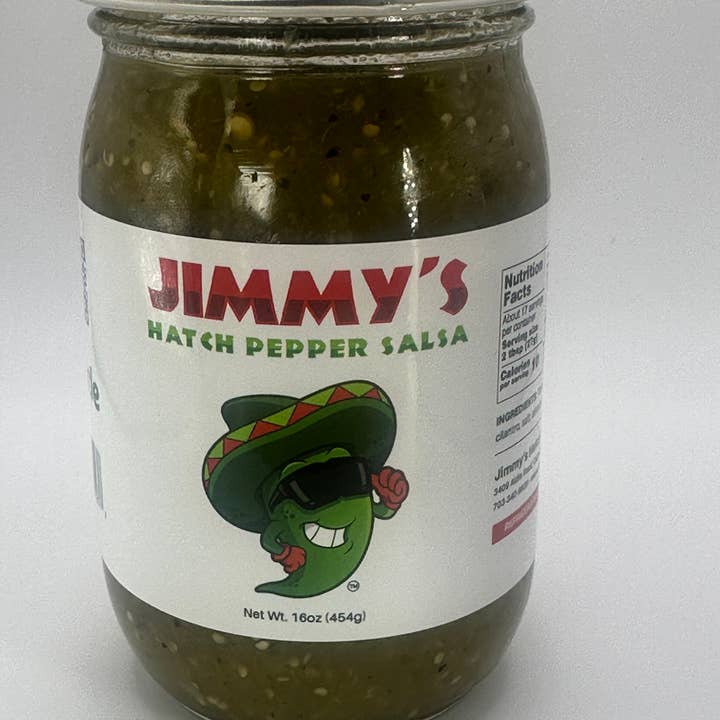 Jimmy's Hatch Pepper Salsa Verde for wholesale by Jimmy's Hatch Pepper Salsa