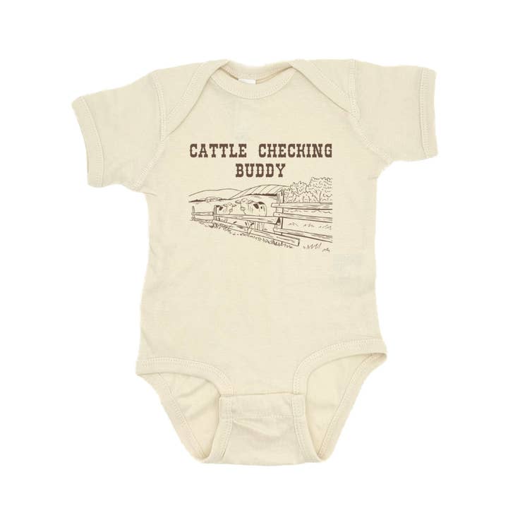 Body per neonato "Amico del controllo del bestiame" per la vendita all'ingrosso da parte di Sage & Soil