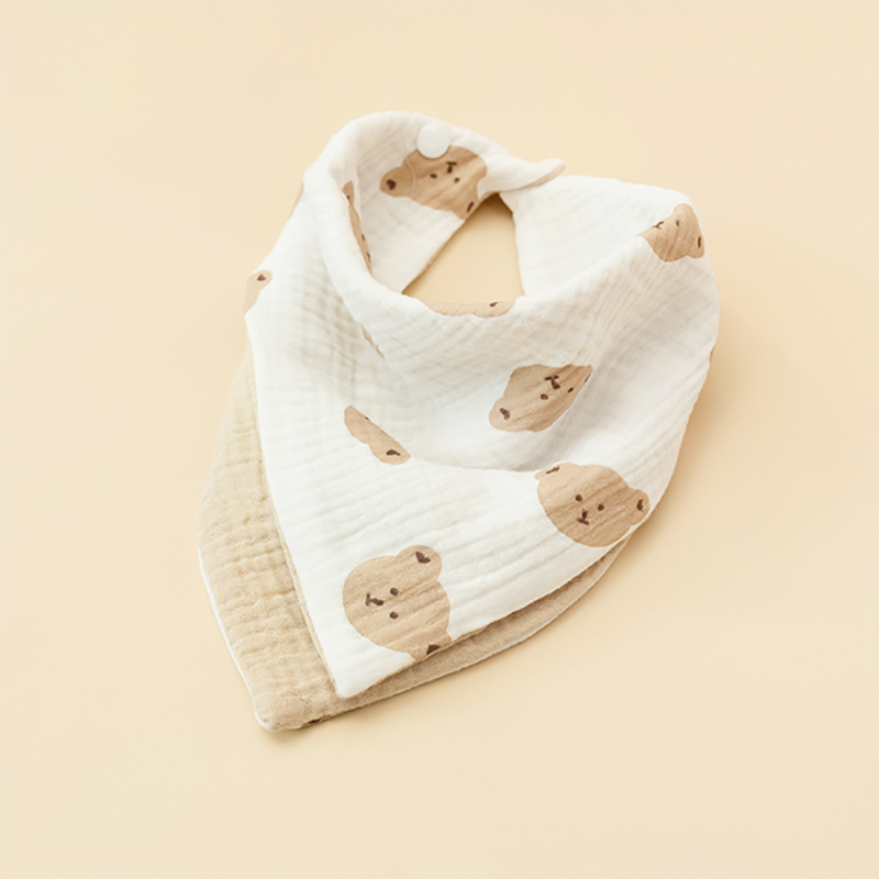 PatPat - Wholesale Bib - Baby - Multi-functional Baby Cotton Gauze Printed Patchwork Bib6