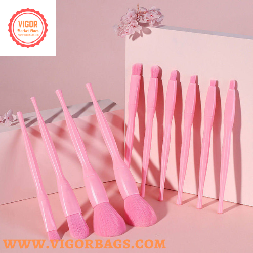 High Quality 10 pcs Candy Color Makeup Brushes Tool Set - MO for wholesale on Faire10