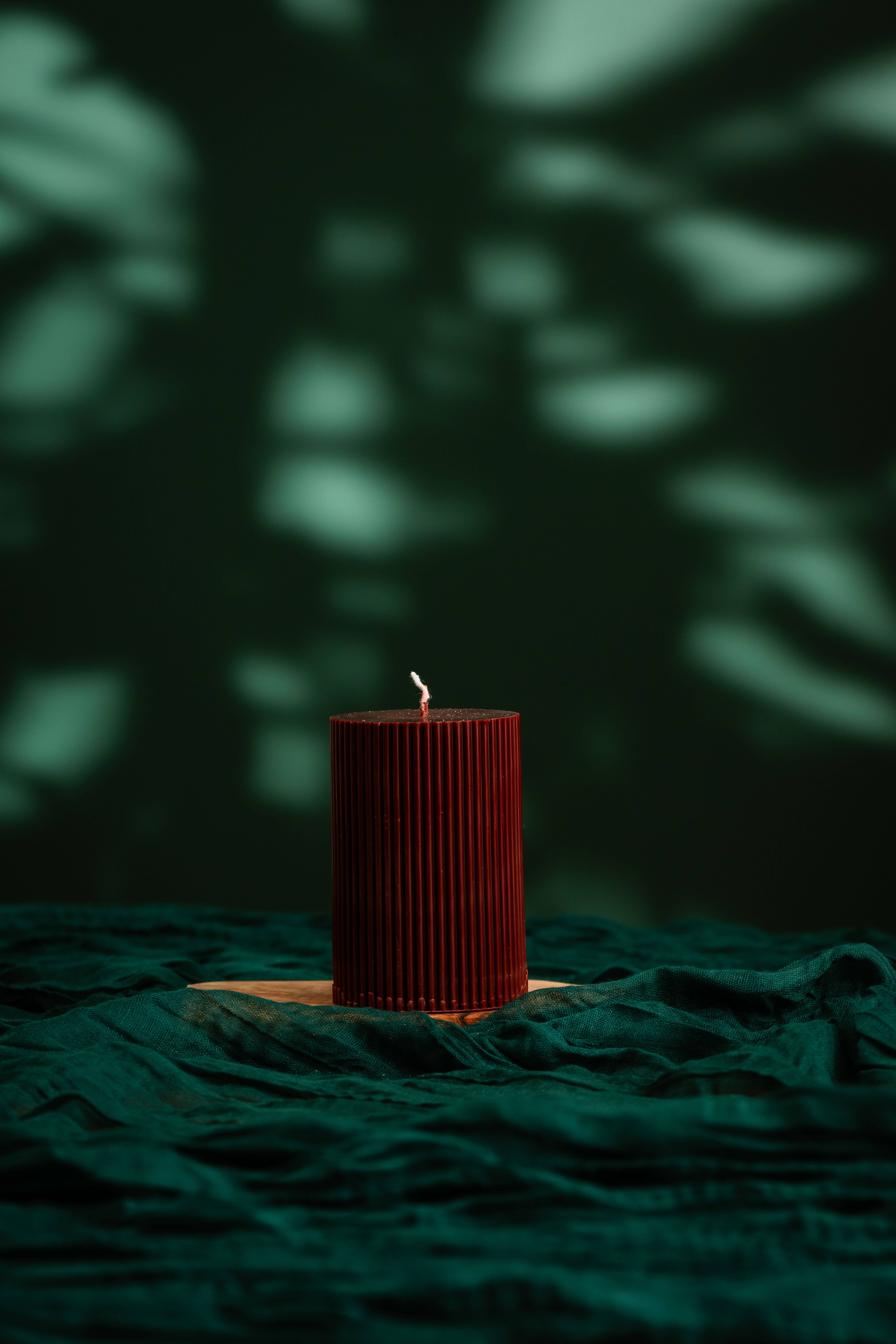 Allure CA - Wholesale Pillar Candle - Pinstripe Luxe Cylinder Candle2