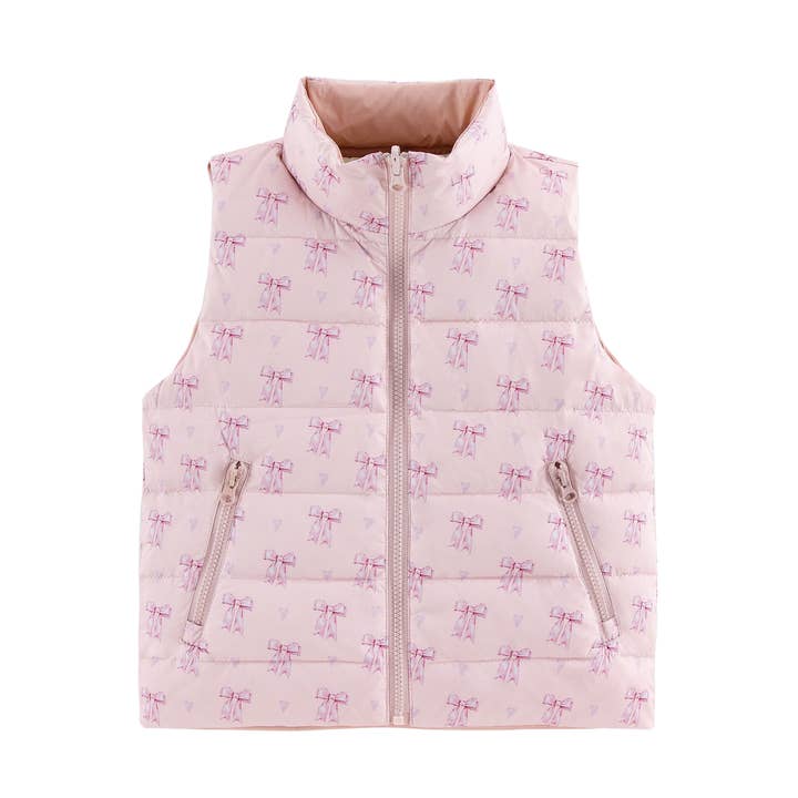 Casey Reversible Vest Lovely Bow for wholesale by calonie