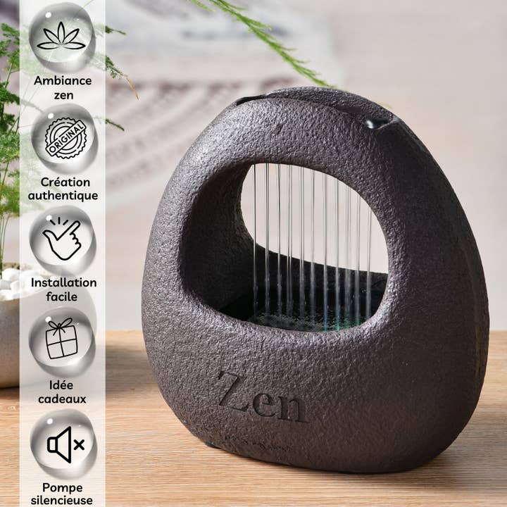 Zen'Arome - Vendita all'ingrosso Decorazioni da tavolo - Fontana da interno Zen Cesta