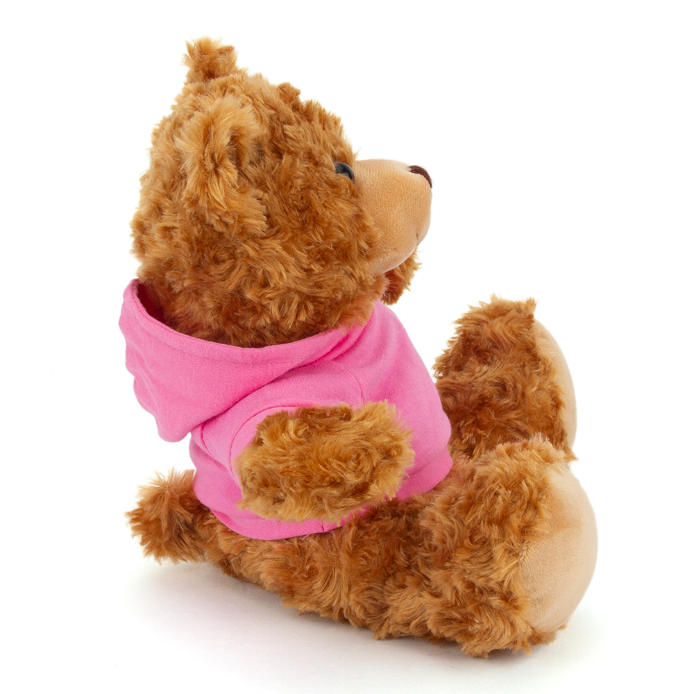 Plushland – wholesale Stuffed/plush toy – Kids & baby – 11" Personalized Teddy Bear in Hoodie | Custom Sitting Bear15