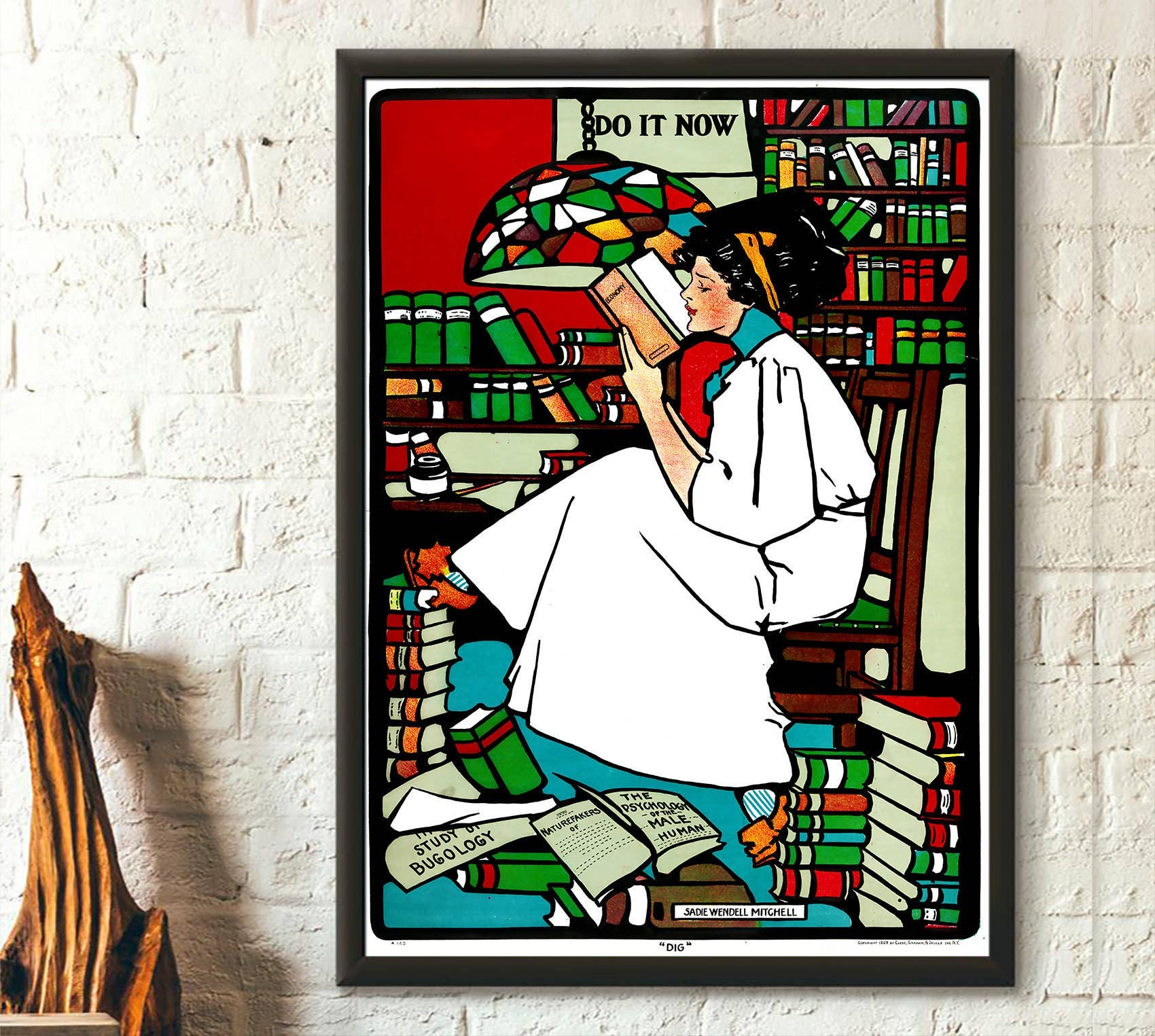 Vintage Wall Graphics - Wholesale Poster - Les Filles Seront des Filles Série Romantique Sadie Wendell Mitchell0