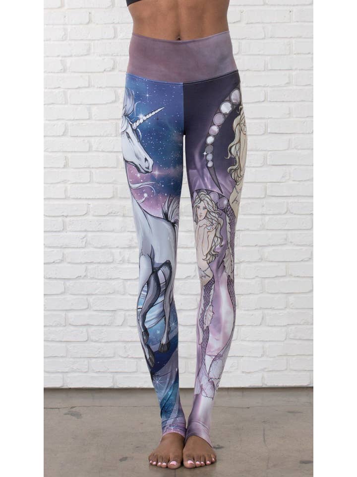 Eagle Rock Werkshop® - Wholesale Athletic/Lounge Leggings - Women's - Fantasy MASHUP - Buttery Soft Athleisure Leggings3