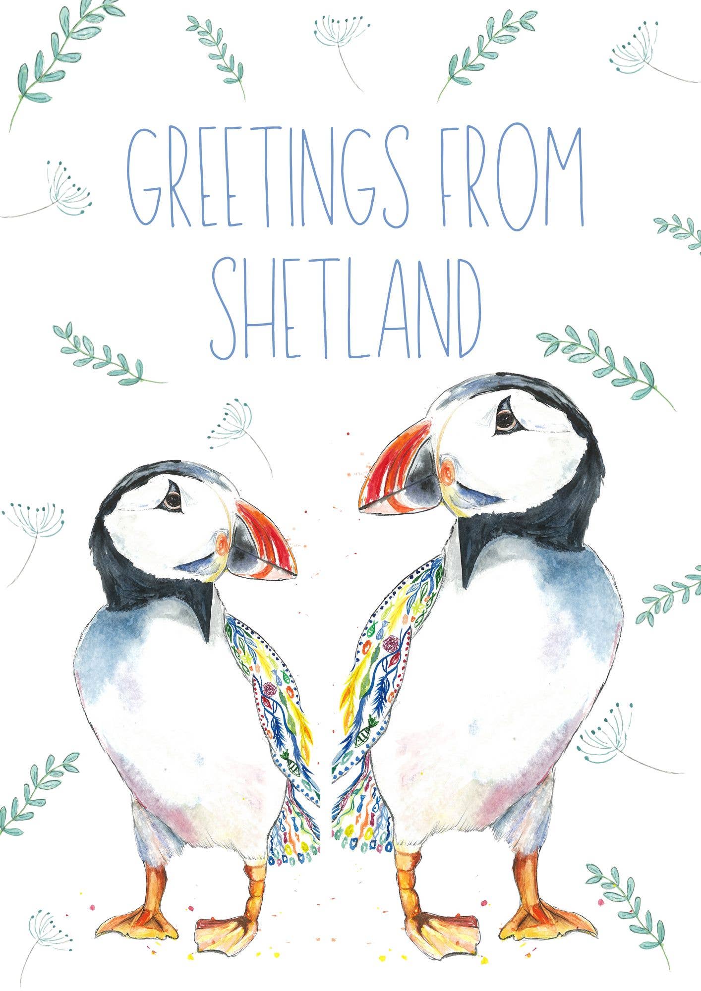 Jen Winnett Eco Artist - Wholesale Everyday Greeting Card - Personalised Town Cards | Free design service | 120 animals1