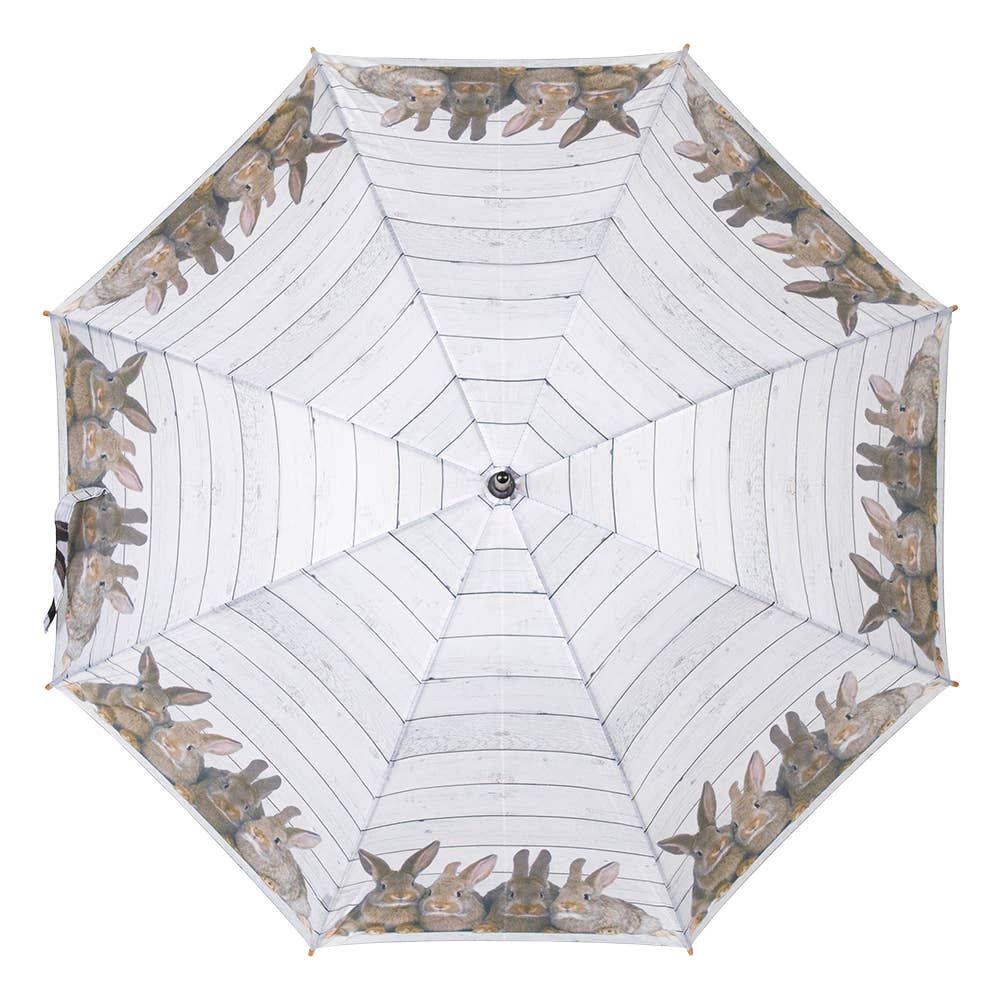 Mars & More - Brand of B Living - Wholesale Umbrella - Unisex - Umbrella Scaffolding Wood Rabbits 105 Cm3
