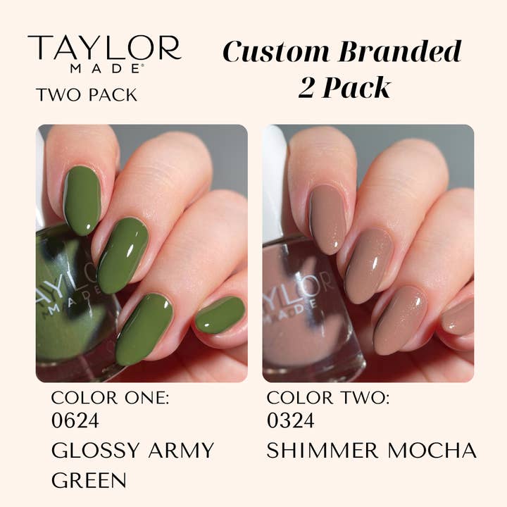 Taylor Made Polish - Vendita all'ingrosso Smalto per unghie - Smalto per unghie personalizzato: confezione da 2 a lunga tenuta + vegano + non tossico39