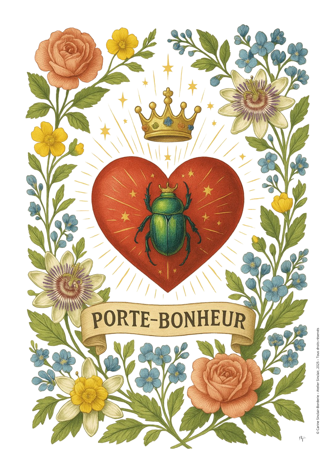 ATELIER SINCLAIR – Großhandel Kunstdruck – Käfer. GLÜCKSBRINGER0