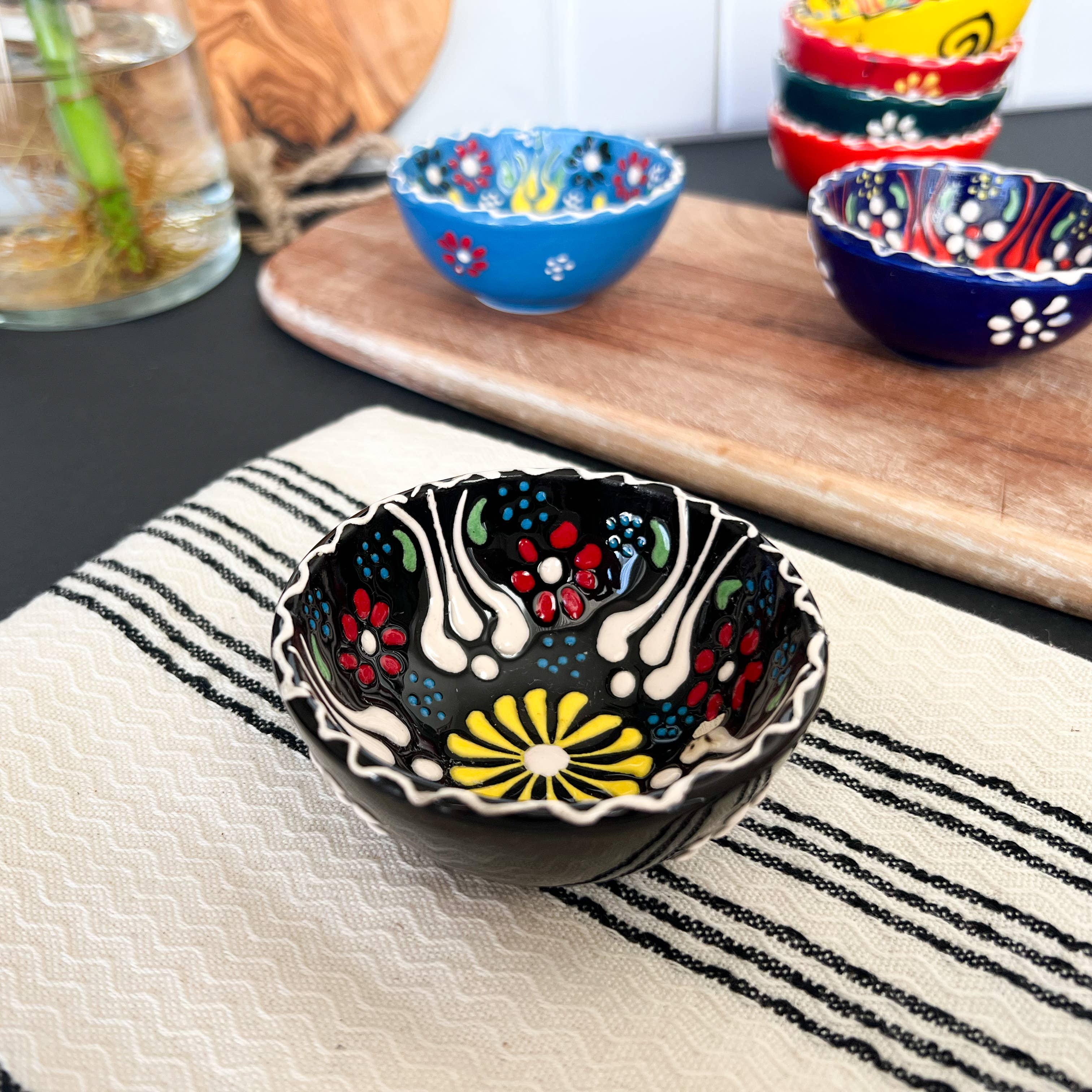 Umays Boho - Wholesale Bowl - Handpainted Ceramic Bowls, Small Tapas Bowls, Trinket Dishes10