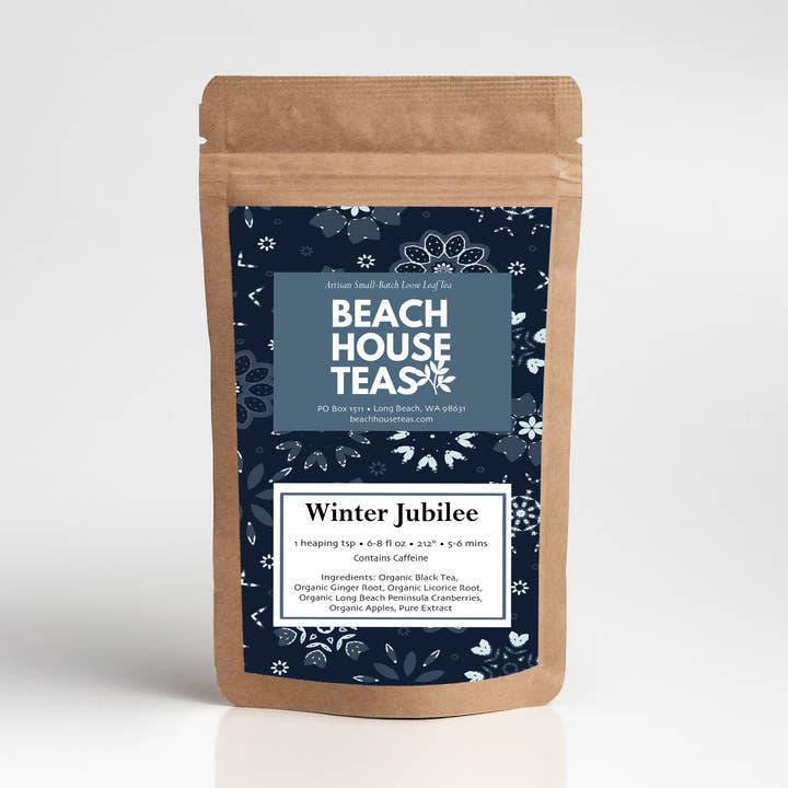 Winter Jubilee Artisan Loose Leaf Tea for wholesale by Beach House Teas