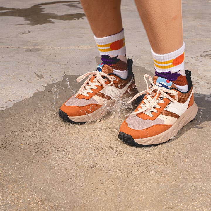 MEEKO - Wholesale Lifestyle Sneakers - Women's - PONGO - CAMEL - TECHNICAL AND SUSTAINABLE BASKETS7