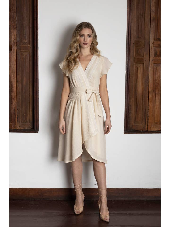 Rachel Walters Collection - Wholesale Dress - Women's - Lena Wrap Dress5