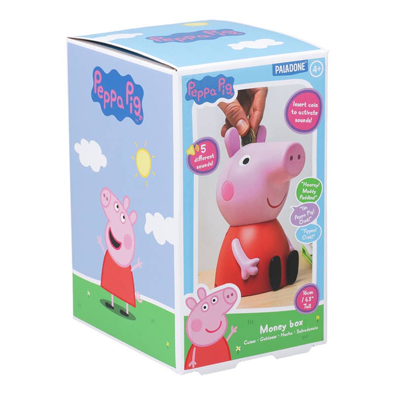 Paladone UK – wholesale Money/piggy bank – Child & baby – Peppa Pig Shaped Money Box2