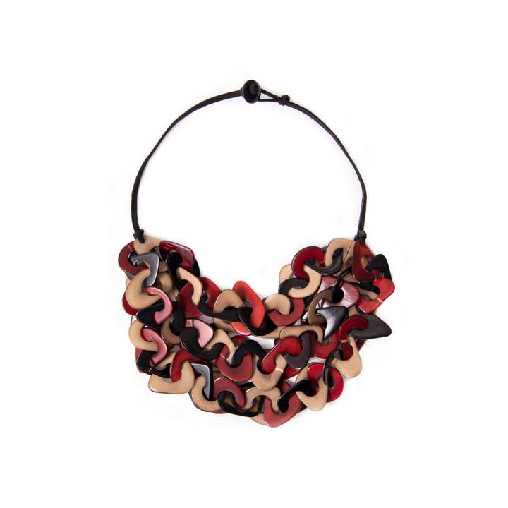 Organic Tagua Jewelry - Wholesale Bib Necklace - Vero Necklace