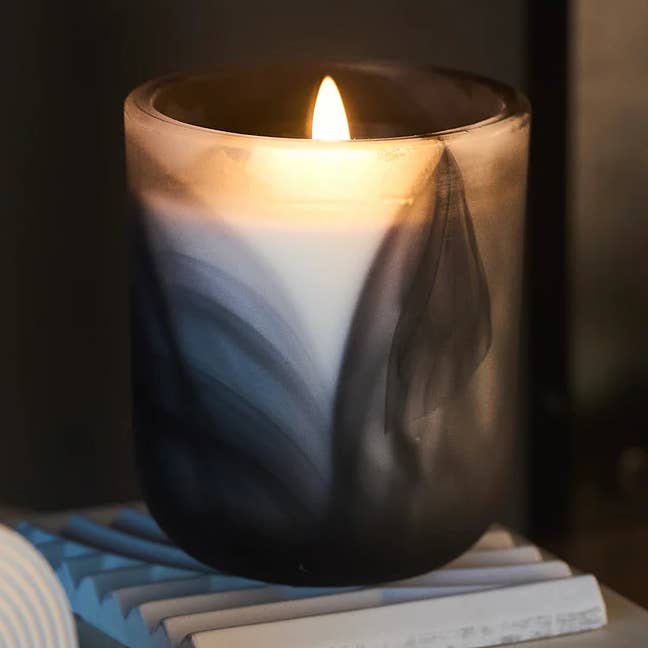 postmodernform - Wholesale Jar/Filled Candle - swirl - winter era / mint + pine + cypress soy wax candle0