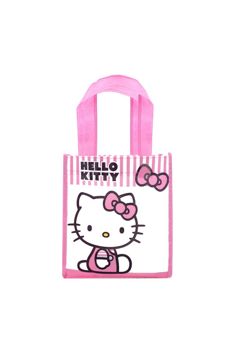 PINEAPPLE Beauty - Wholesale Draagtas - Uniseks - UPD SHKT Hello Kitty Kleine Milieuvriendelijke Roze Tas - 24 stuks1