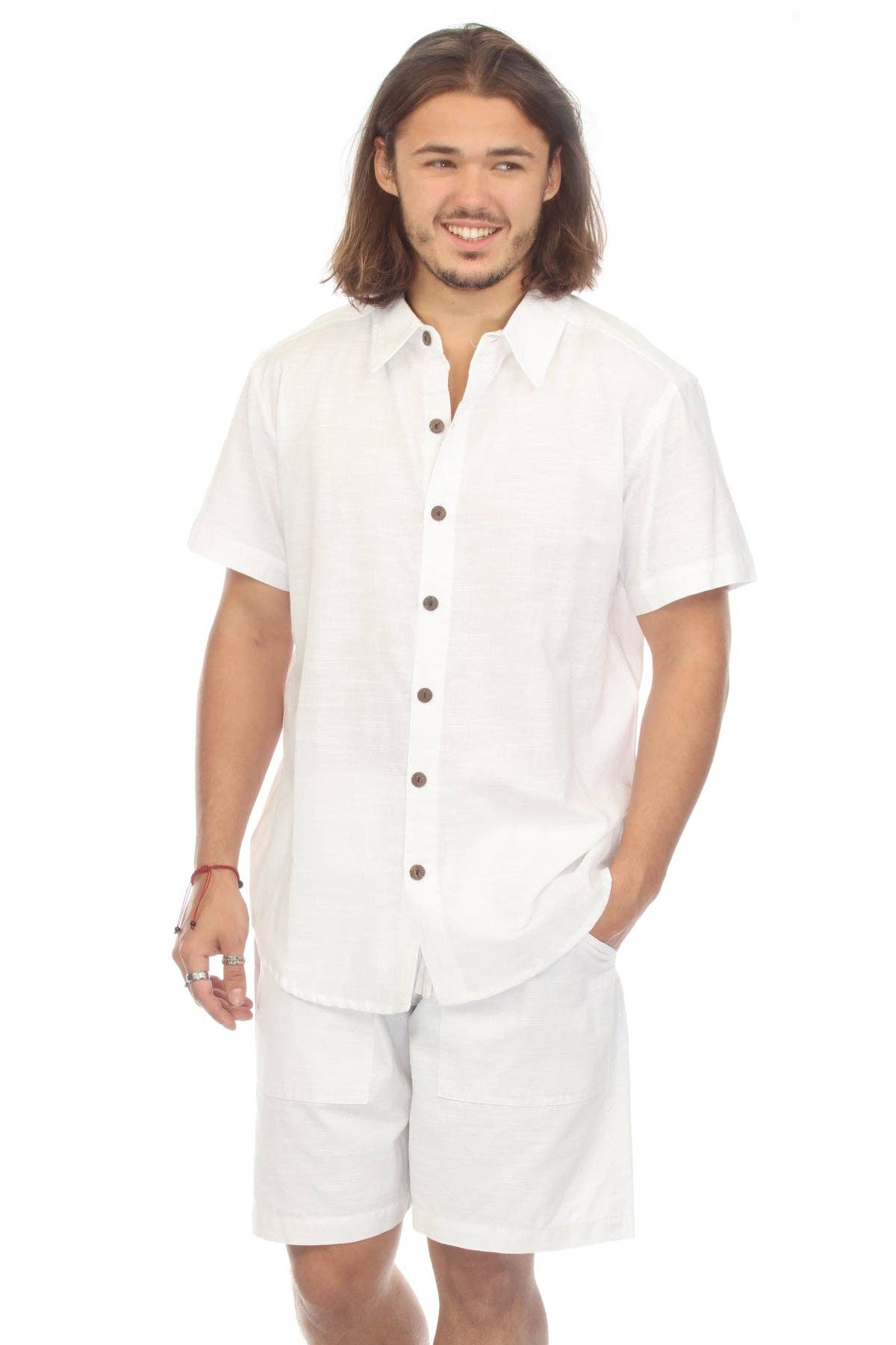 Lakhays Collection Inc. – Großhandel Hemd mit Button-down-Kragen – Herren – Herren-Kurzarmhemd aus Baumwolle mit Knopfleiste1