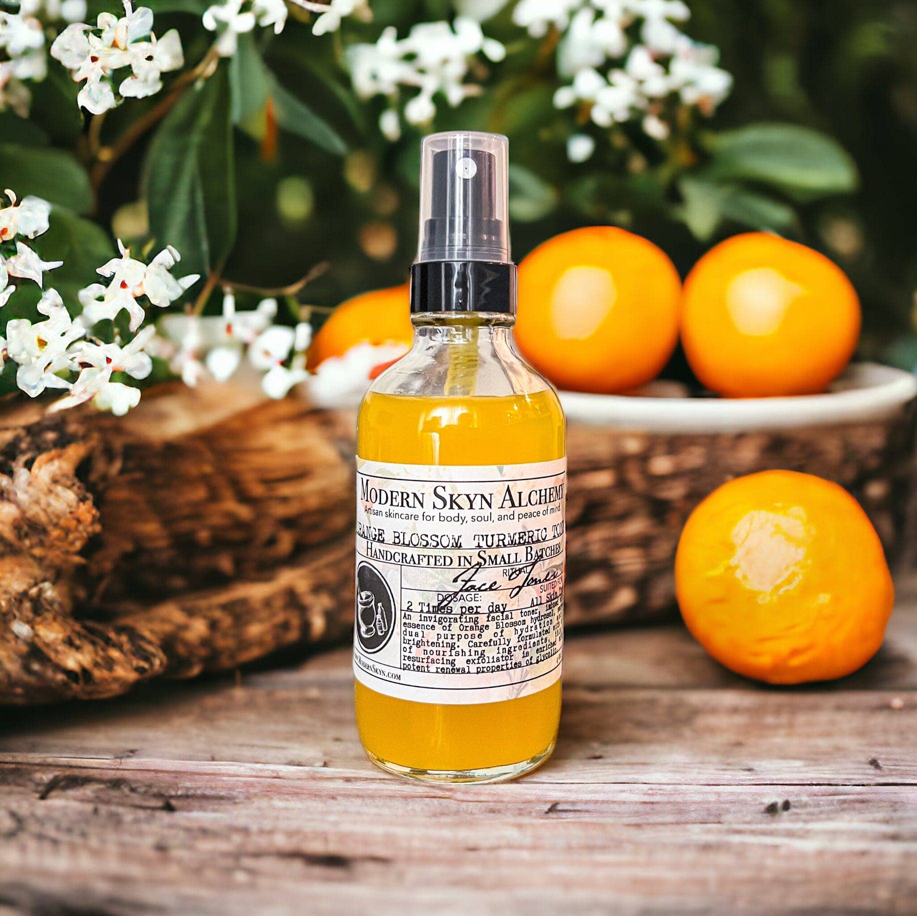 Modern Skyn Alchemy LLC. - Wholesale Facial Toner - Orange Blossom Turmeric Toner