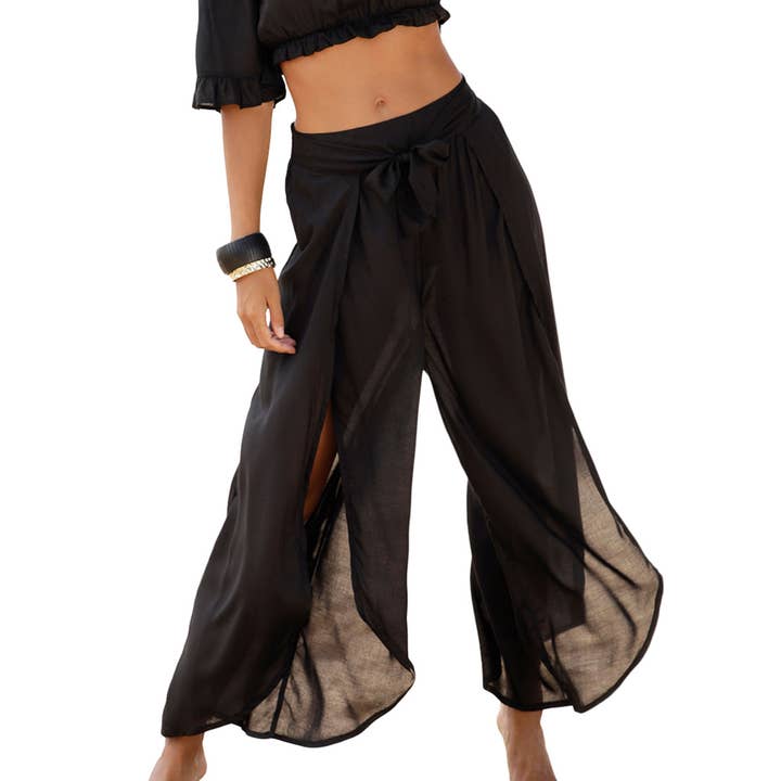 LASCANA Women's High Slit Wide Leg Pants for wholesale by Lascana