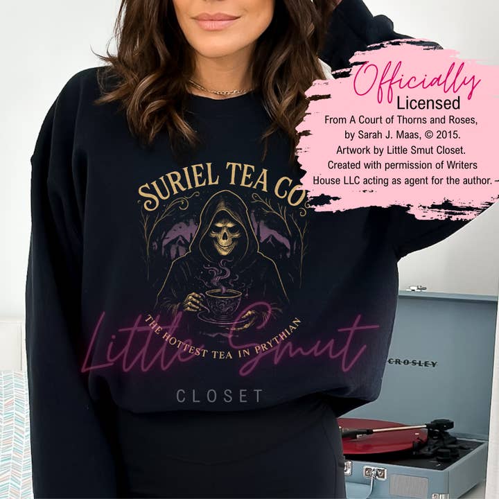 Little Smut Closet - Wholesale Graphic Sweatshirt - Women's - Official Suriel Tea Co. Sweatshirt2