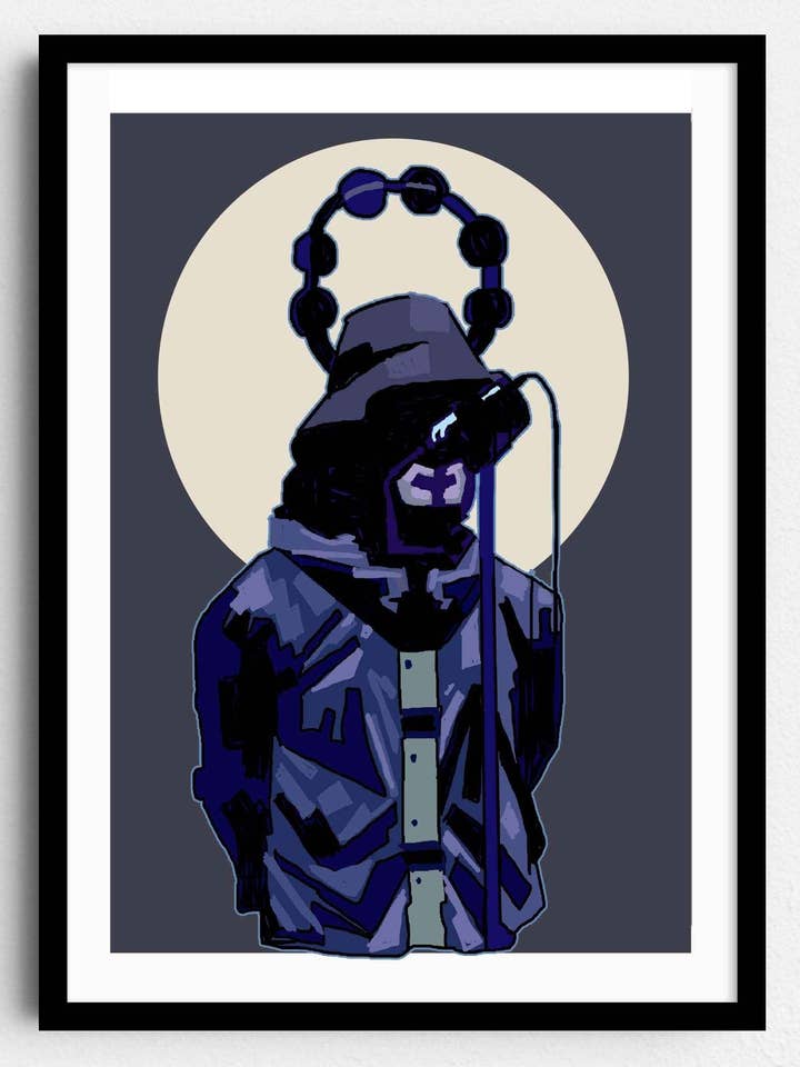 LG Jumbo Cord & Tambourine Print for wholesale by A Guy Called Minty LTD