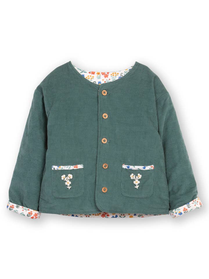 Fairy flowers quilted jacket for wholesale by Kite Clothing