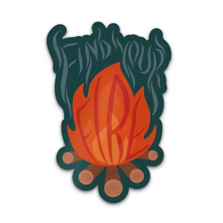 Find Your Fire Sticker for wholesale by Amber Share | Subpar Parks